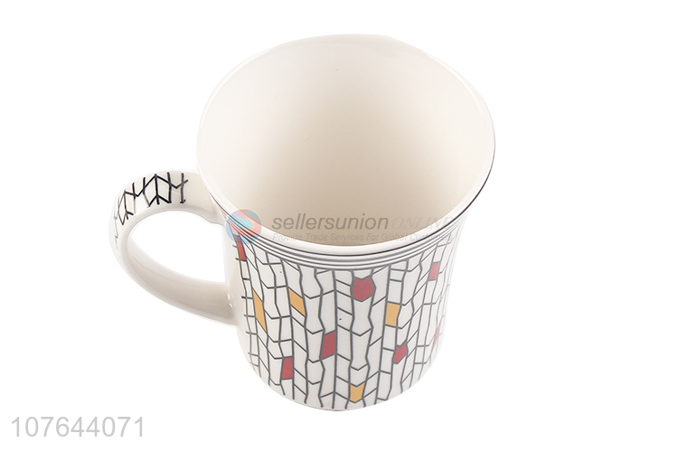 Good quality cheap price colourful ceramic water cup coffee mug for office