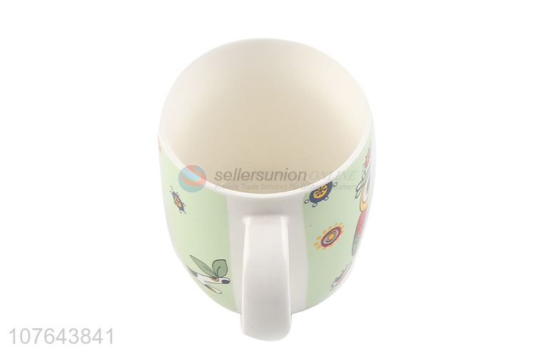 Coloruful cute printing drinking ceramic water cup coffee mug