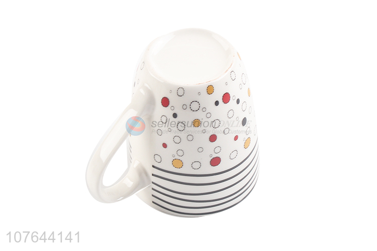 Most popular durable coffee ceramic water cup for promotion