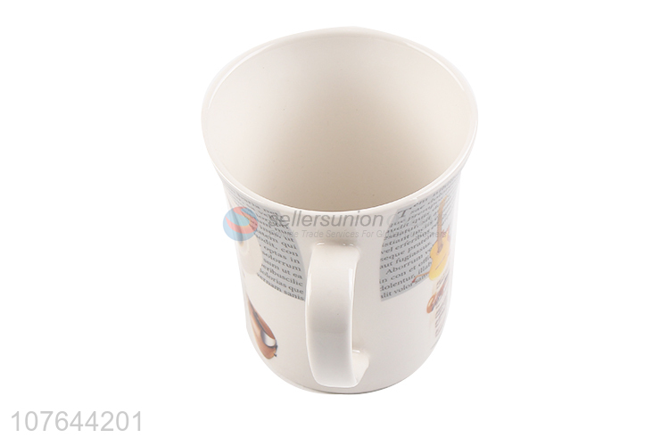 Modern style durable top quality drinking ceramic cup milk mug for office
