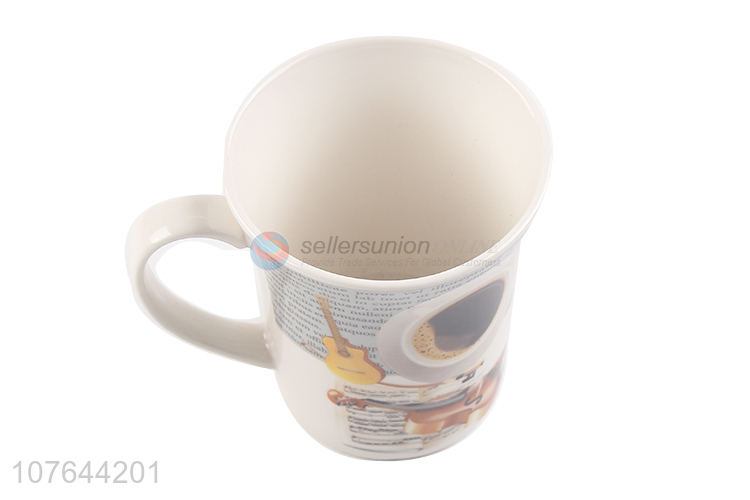 Modern style durable top quality drinking ceramic cup milk mug for office