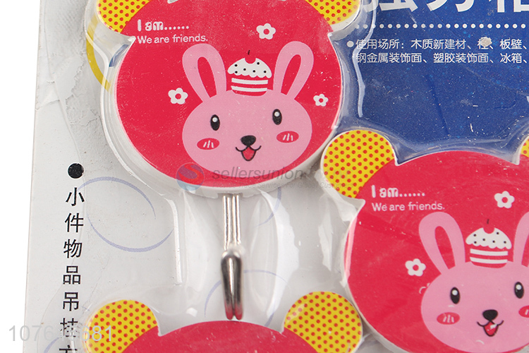 Cute Design Colorful Sticky Hook Household Multipurpose Wall Hook