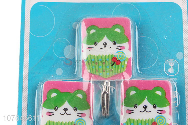 Cartoon Printing Sticky Hook Strong Adhesive Hook Wall Hook