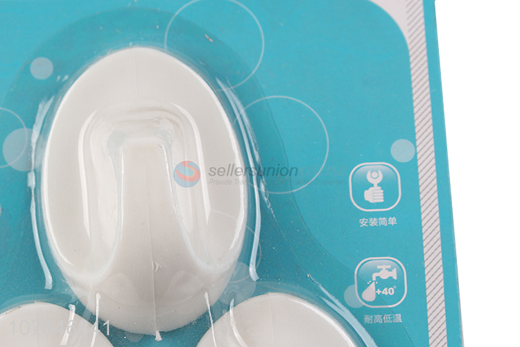 Factory Wholesale White Sticky Hook Strong Adhesive Hook