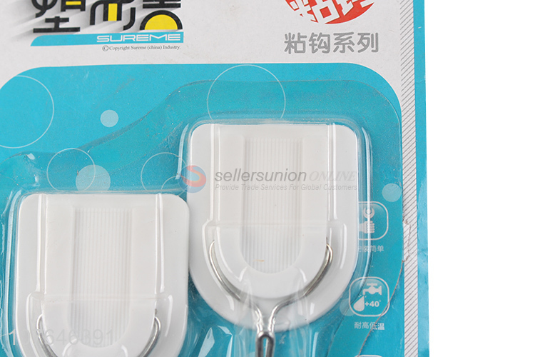 Good Quality White Sticky Hook Strong Adhesive Hook