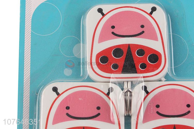 Cartoon Insect Pattern Adhesive Hook Multipurpose Sticky Hook