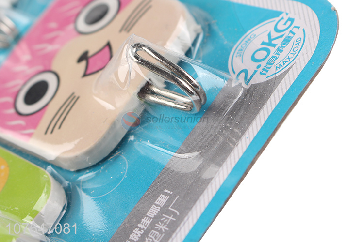 Cartoon Pattern Heavy Duty Sticky Hook Wall Hook Coat Hanger
