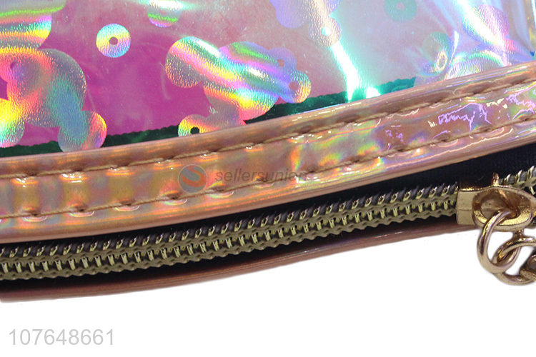 Good Quality Waterproof Laser Makeup Bag Ladies Cosmetic Bag