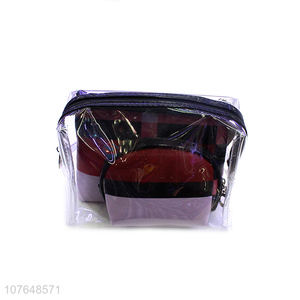 Portable 3 In 1 Waterproof Cosmetic Bag Best Wash Bag