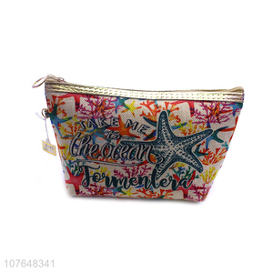 Good Sale Color Printing Polyester Cosmetic Bag For Women