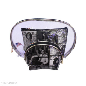 Custom Printing Waterproof Pvc Makeup Bag Cheap Wash Bag