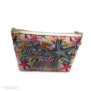 Fashion Printing Polyester Cosmetic Bag For Sale