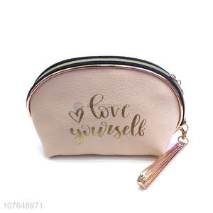 High Quality Delicate Cosmetic Bag With Hand Strap