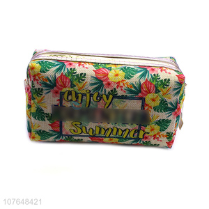 High Quality Large Capacity Cosmetic Bag With Zipper For Women