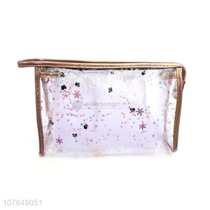 Wholesale Transparent Pvc Wash Bag Cheap Makeup Bag With Zipper