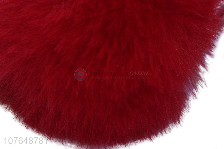 Good Quality Portable Fluffy Makeup Bag With Pompon For Sale