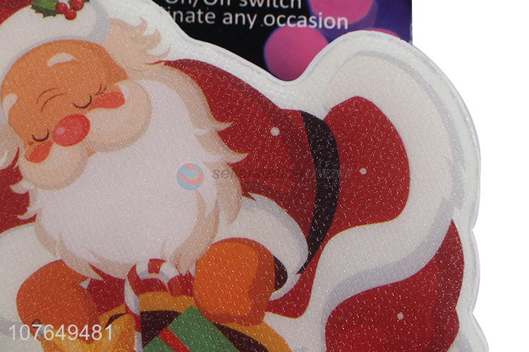 Best Selling Father Christmas Led Wall Sticker Holiday Led Night Light