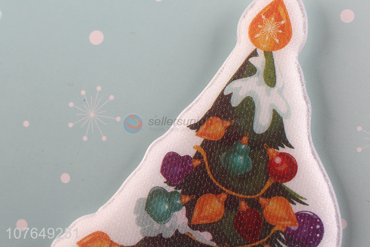 Good quality led light Christmas tree paper card festival table ornaments