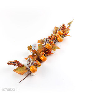Factory price autumn artificial flower vine pumpkin decoration autumn long vine