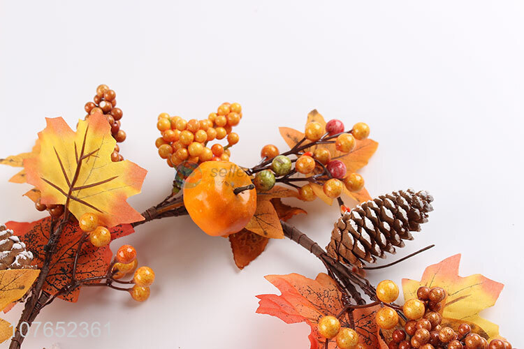 Popular home holiday decorations decorate autumn wreaths