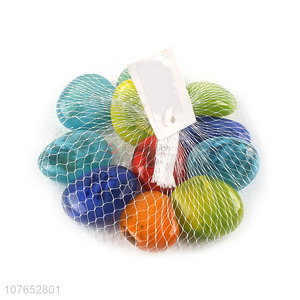 Custom Home Garden Decorative Crafts Colorful Glass Stone Beads