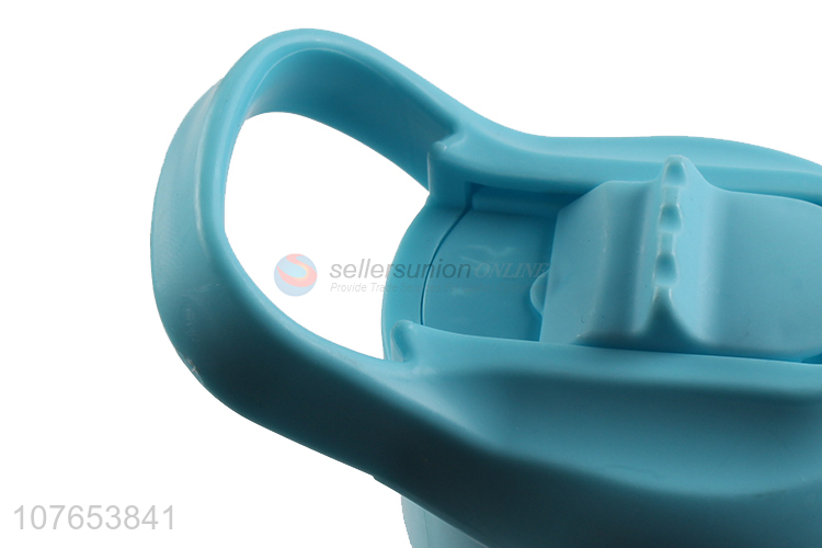 Top seller colorful plastic drinking bottle water bottle with straw
