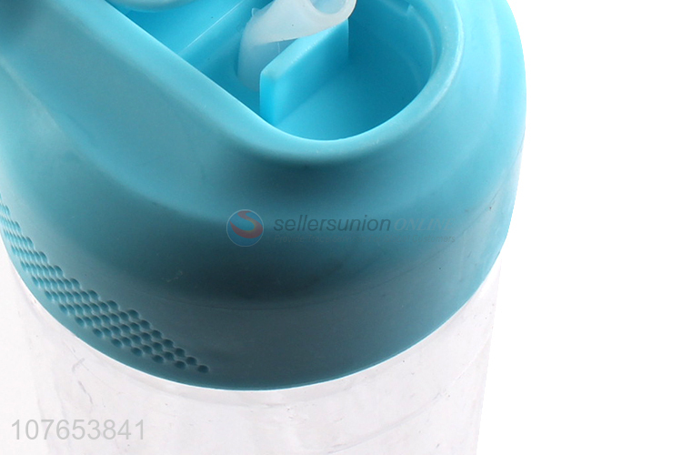 Top seller colorful plastic drinking bottle water bottle with straw