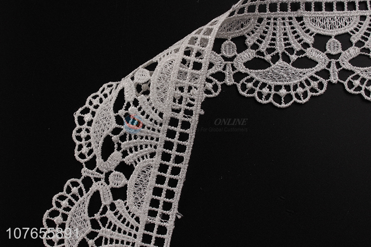 Fashion women embroidered braided lace ribbon with top quality