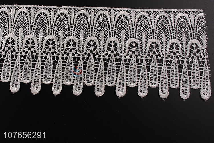 Hot product delicate design polyester lace trim ribbon