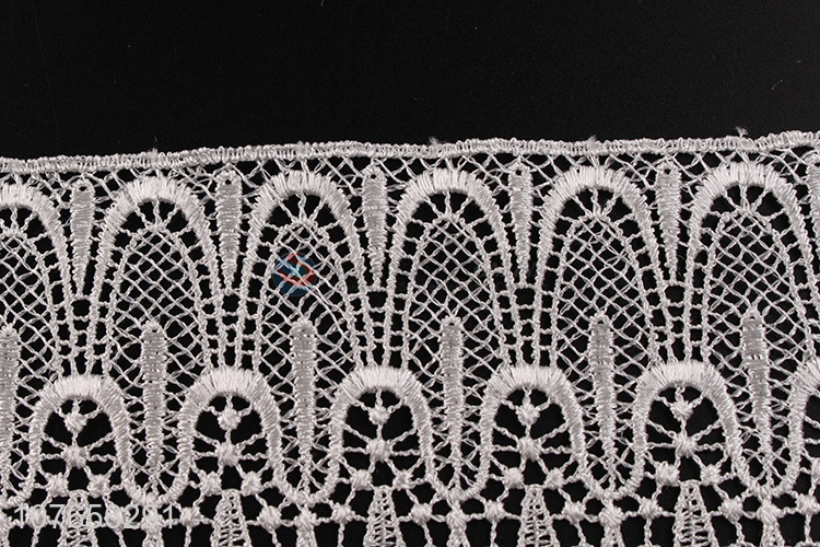Hot product delicate design polyester lace trim ribbon