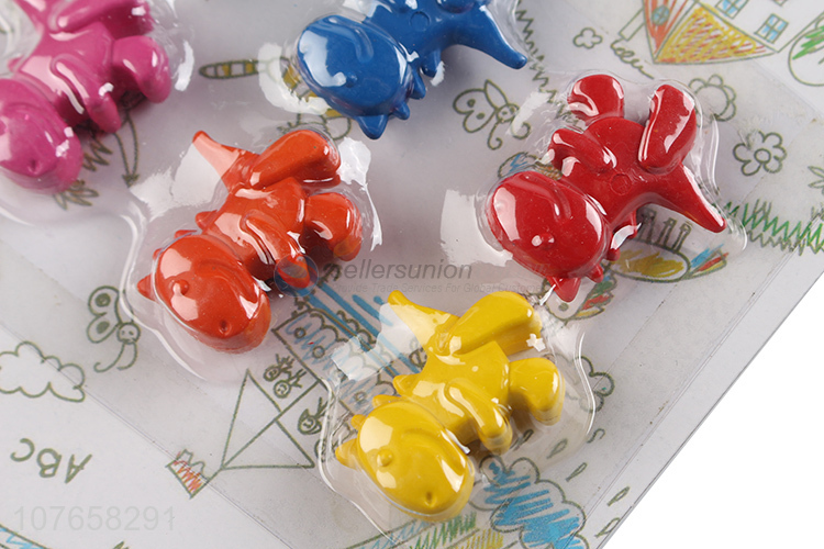 New arrival dragon shape colorful plastic crayon for preschool kids