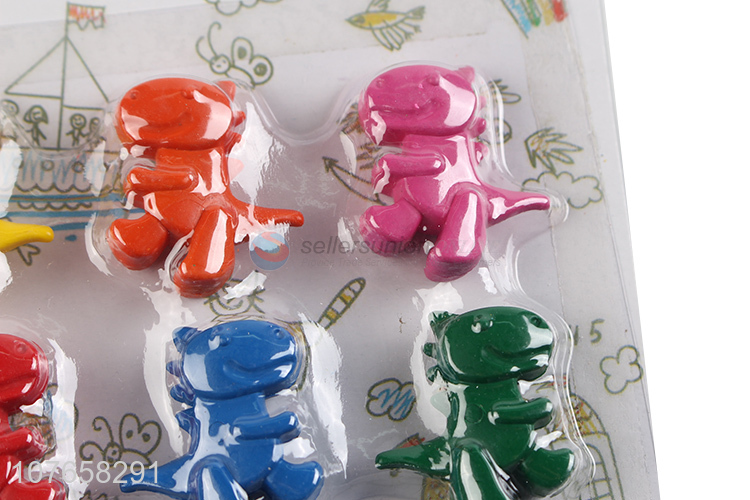 New arrival dragon shape colorful plastic crayon for preschool kids