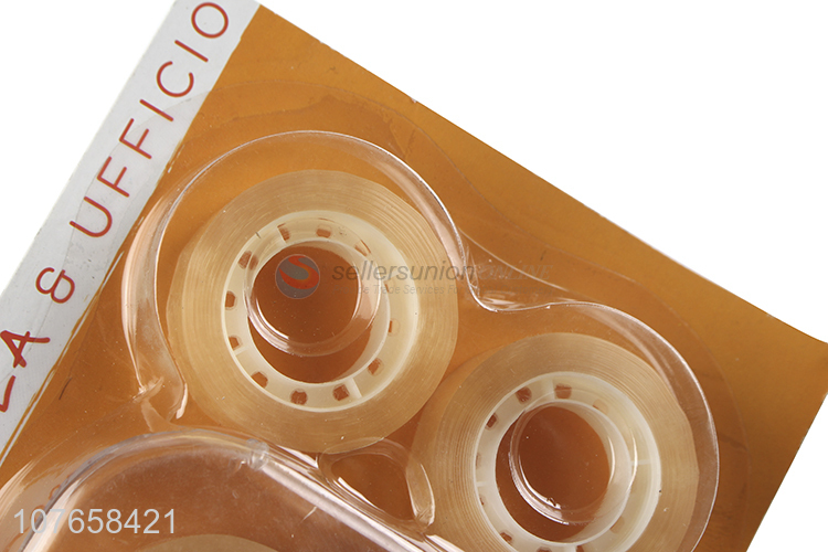 Wholesale practical and durable 3pc transparent tape