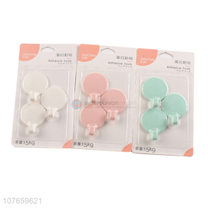 New products traceless wall hook plastic sticky hook for kitchen