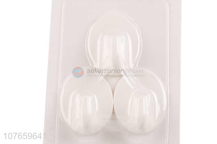 Private label wall mounted plastic hook seamless sticky hooks