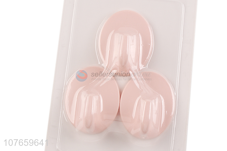 Private label wall mounted plastic hook seamless sticky hooks
