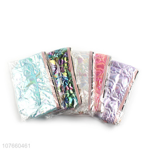 Wholesale fluorescent multi-color storage bag portable cosmetic bag