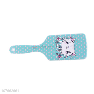 Cat Pattern Massage Detangling Hair Brush Best Curly Hair <em>Combs</em>