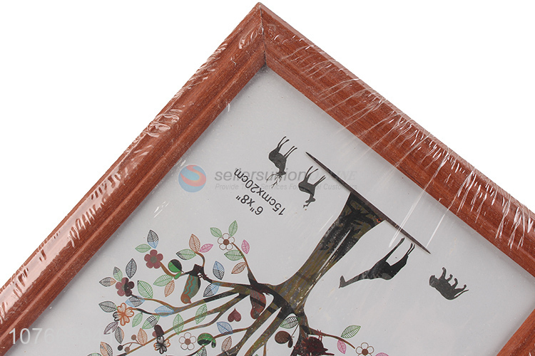High quality simulation log creative decoration frame