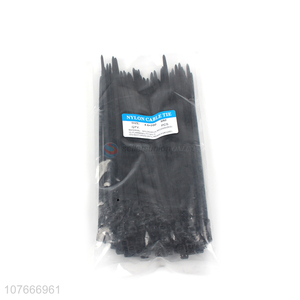 Factory price black electrical self lock <em>nylon</em> <em>cable</em> <em>tie</em>