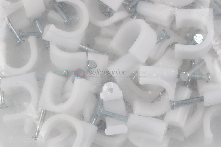 Hot sale cheap white cable clips with high quality