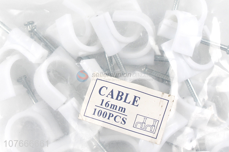 Factory supply adjustable small plastic cable clip 