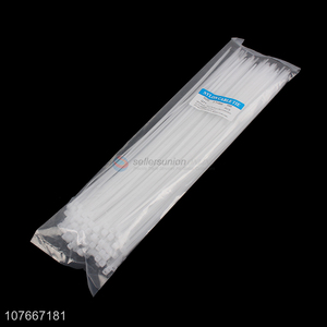 Good sale self-locking white nylon cable ties