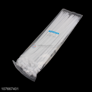 New arrival white self locking nylon cable tie