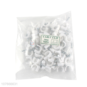 Hot sale cheap white cable clips with high quality