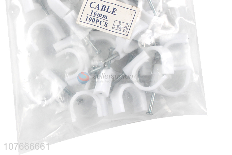 Factory supply adjustable small plastic cable clip 