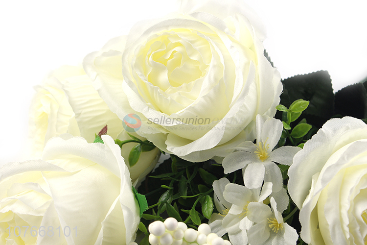 Popular products 10 heads artificial flower decorative plastic flowers