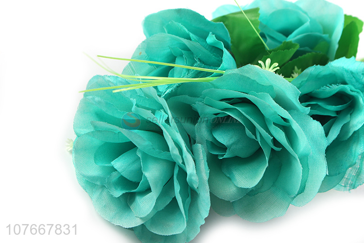 Hot products 5 heads artificial flower decorative plastic flowers