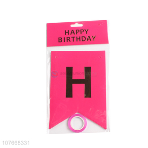 Wholesale paper birthday party decoration birthday banner