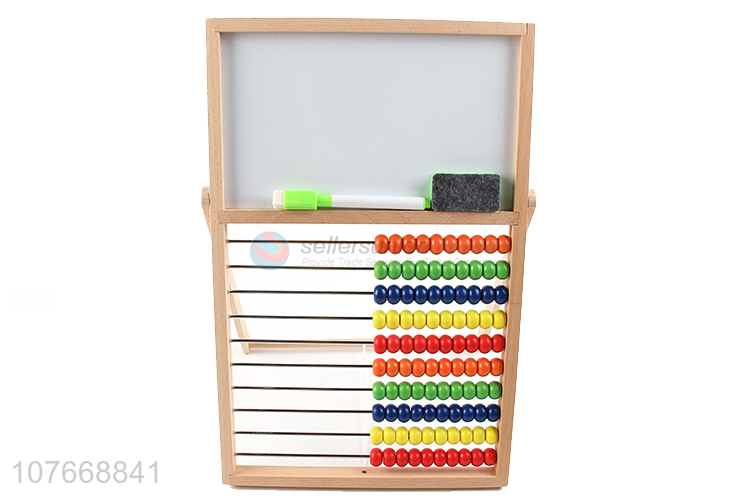 Good Quality 10 Rows Abacus Magnetic Drawing Board Multi Function Sketchpad Toy